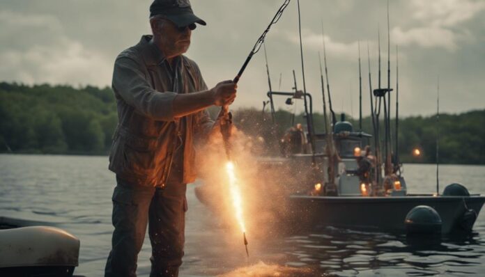 sinaliza o e ajuda na pesca