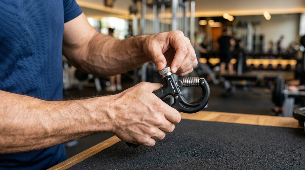 Como Regular o Hand Grip de Mola Passo a Passo